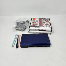 Nintendo DS Lite USG-USA-1 Handheld Console Cobalt Blue/Black W AC & Games