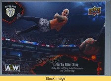 2023 Upper Deck AEW Match Dated Moments SE Rampage Darby Allin Sting READ m7v