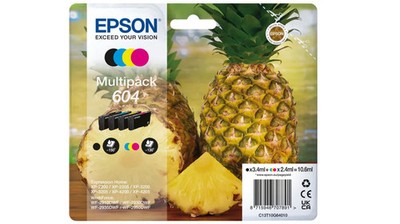 Epson 604 / T10G6 / C13T10G64010 / C13T10G64020 Tinten Sparset schwarz, cyan, ma