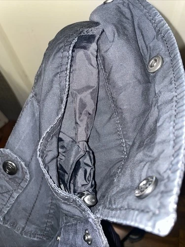 ESPRIT DEAN WINCHESTER SUPERNATURAL INSPIRED JACKET BLACK BLUE M TUCK AWAY HOOD image 9