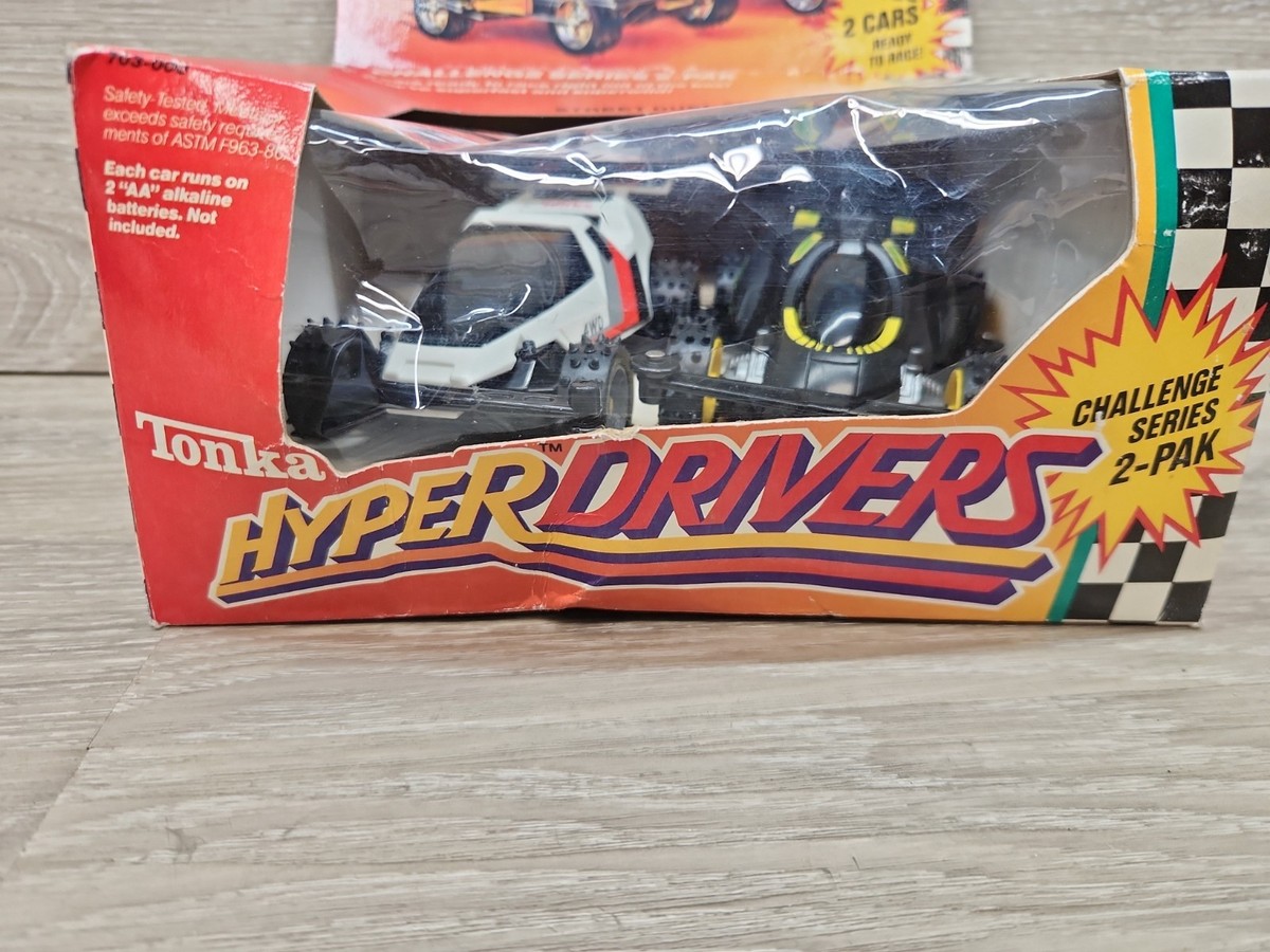 RARE 1989 Tonka Hyper Drivers 703-000 2pk Street Set Challenge