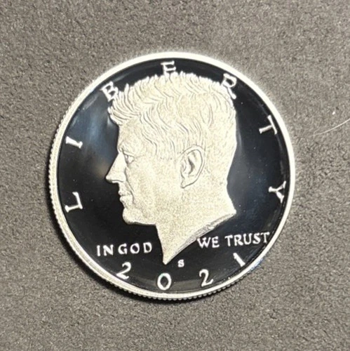 2021 S Kennedy Silver PROOF Half Dollar Gem DCam 99.9% Silver 0.999 999 .999