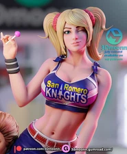 Juliet Starling - Lollipop Chainsaw Fan Art Kit - 1:8 Scale (9 inch) - 3Dmoonn