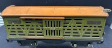 Standard Gauge Vintage Lionel Lines Tinplate Stock Car #513 Orange & Green