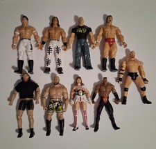 WWE WCW AEW Action Figures Lot Of 9