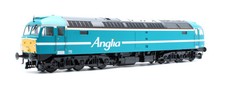 HELJAN 'OO' GAUGE 4662 ANGLIA RAILWAYS TURQOISE CLASS 47 #47714 DIESEL LOCO