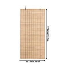 Bamboo Roller Blind Window curtain dressing Hanging Sunshade Natural 8 Sizes UK