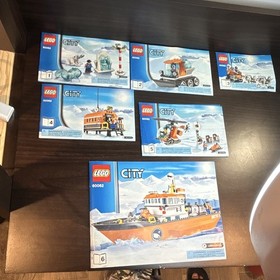 LEGO City 60062 Arctic Supply Ship fully complete with Instructions