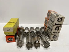 (9) Tested Most NOS 1V2 GE RCA Philco Amperex Vacuum Tube Lot In Box VTG Radio