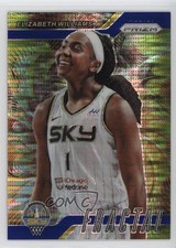 2024 Panini Prizm WNBA Fractal Blue Pulsar 122/199 Elizabeth Williams #14 0ly5