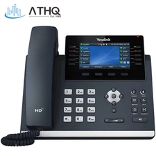 Yealink SIP-T46U Gigabit IP Business Phone 16 VoIP HD Mic PoE Bluetooth 4.3" LCD
