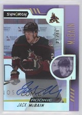 2022-23 Upper Deck Synergy Rookies Purple 27/65 Jack McBain #101 Auto 14i1
