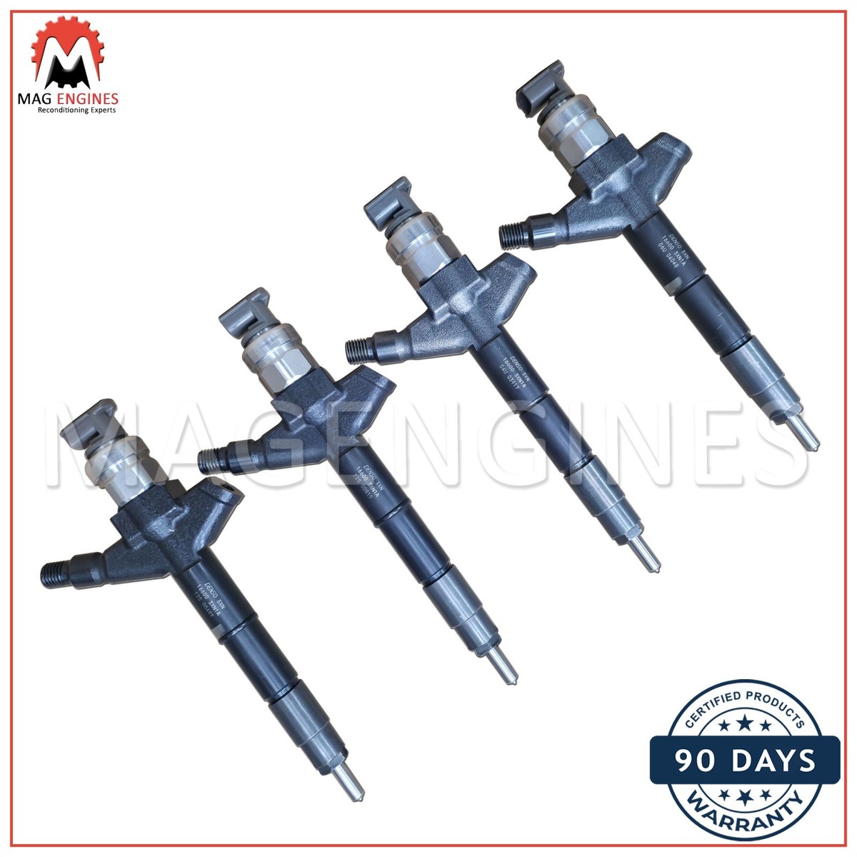 16600-3XN1A FUEL INJECTOR SET x 4 PCS NISSAN YD25 DCi 16V DOHC 2.5 