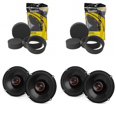 Infinity Reference Series 2 Pairs REF607F 6.5'' 2-Way Coax Set with 2 Pairs RK...