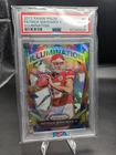 2017 Prizm Patrick Mahomes II Illumination Rookie RC #3 Chiefs PSA 9