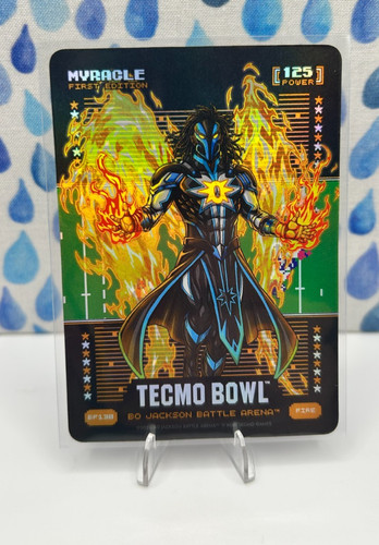 Bo Jackson Battle Arena Tecmo Bowl 2026 Myracle Battlefoil Fire Jahmyr Gibbs