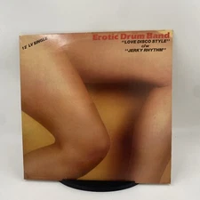 Erotic Drum Band Love Disco Style Jerky Rhythm Vinyl Record 12" Disco EX/VG+