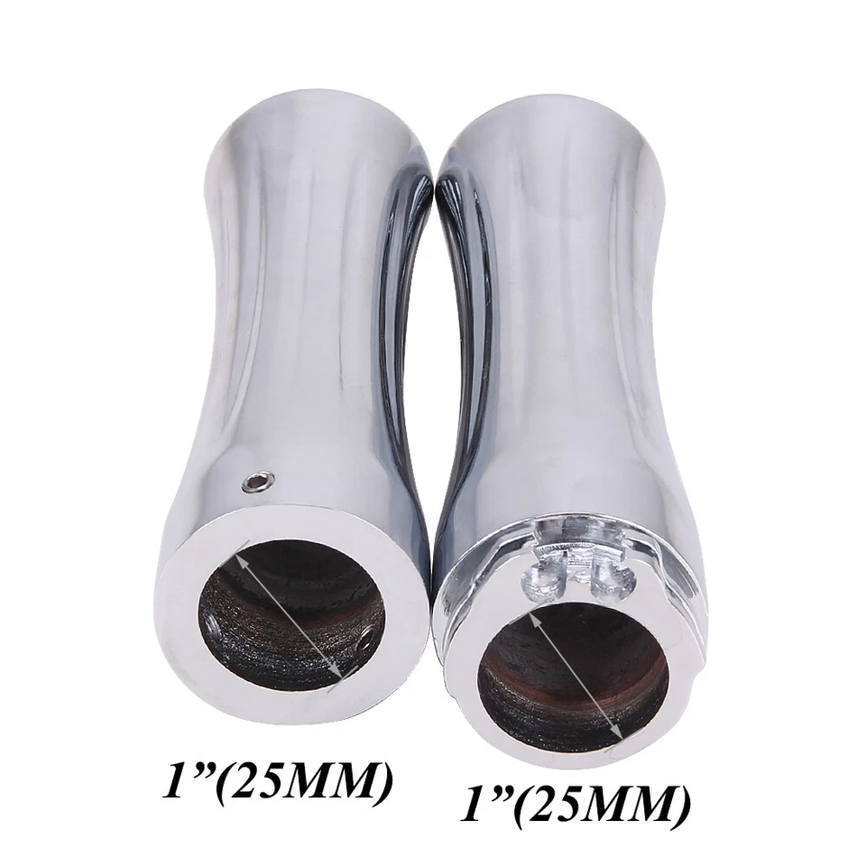 Empuñaduras de manillar de 1" para Harley Touring Road King Street Glide Softail Foto 4 de 4