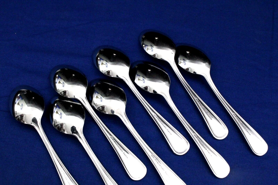 JUEGO DE 8 CUCHARADITAS Actualización Internacional 18/10 REGENCY Inoxidable EXCELENTE ++ Foto 4 de 4