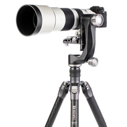 Benro Travel Size Gimbal Head Carbon Fiber with PL100 Plate for Camera GH5C Mini - Picture 3 of 7