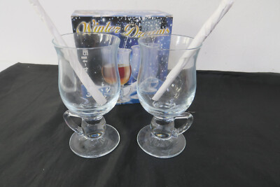 BOHEMIA Glas  - Winter Dreams  - Grog - Set 4 - tlg