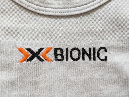 ● X-BIONIC ITALY MADE WHITE THERMO TANK SLEEVELESS SHIRT SIZE MENS ADULT L-XL ● - Picture 11 of 16