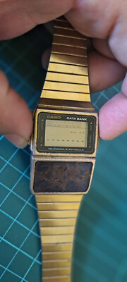 Vintage (1985) Casio DBC-610 Calcolator Data Bank Watch *Work need