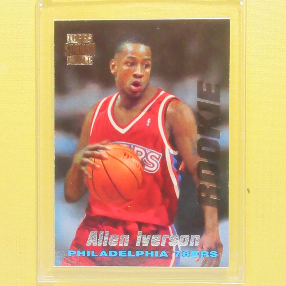 ALLEN IVERSON 1996-97 Topps Stadium Club ROOKIE #R1 Philadelphia