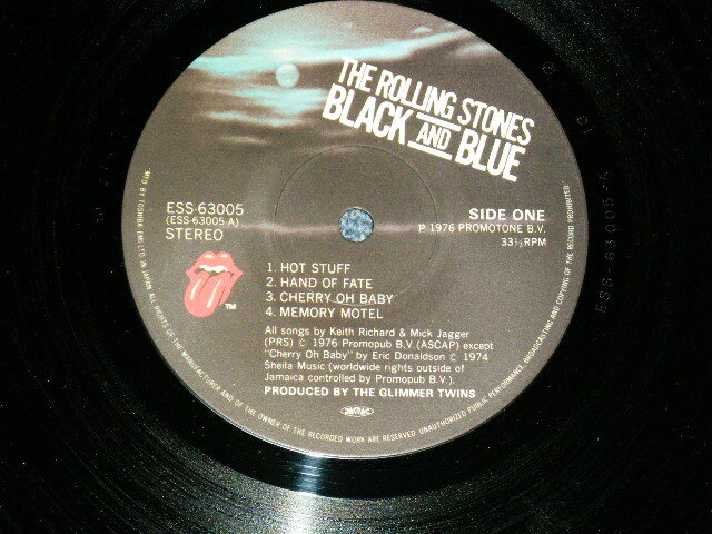 ROLLING STONES Japan 1979 REISSUE ESS-63005 NM LP BLACK and