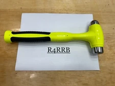 Snap-on Tools USA NEW 24oz/650g HIVIZ YELLOW Soft Grip Dead Blow Hammer HBBD24HV