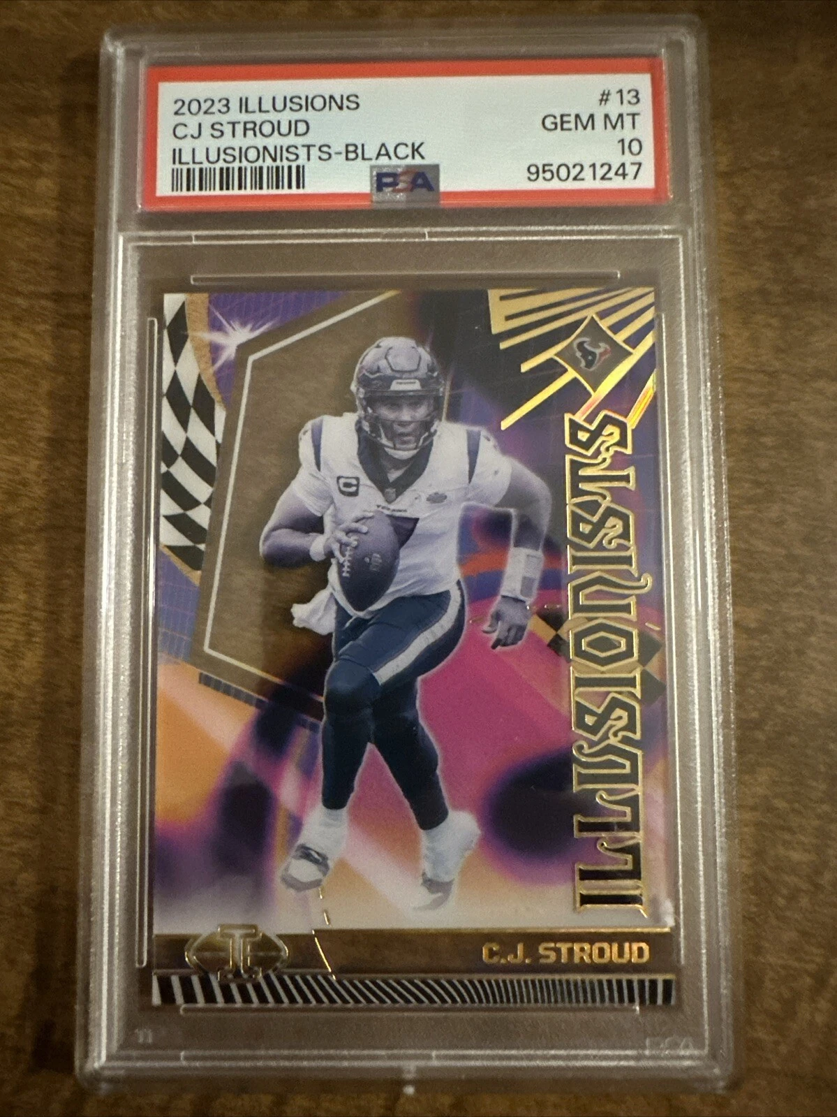 CJ Stroud Panini Illusions Illusionists #13 Black