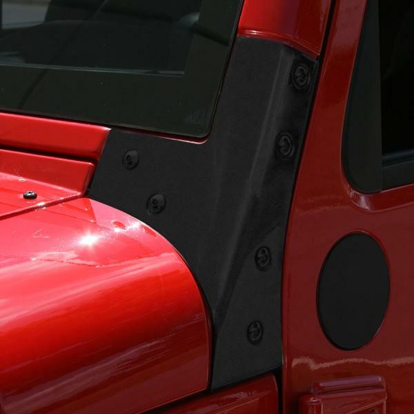 Charnière de Pare-brise Accessoire Carrosserie Noir Jeep Wrangler JK
