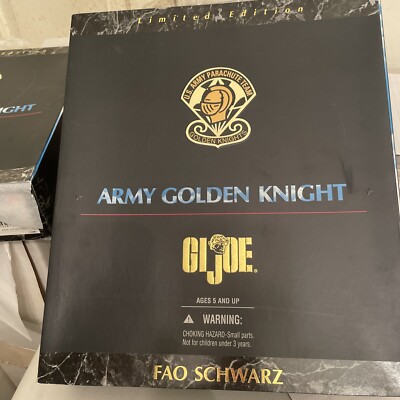 GI Joe Limited Edition FAO Schwarz US Parachute Team Army Golden