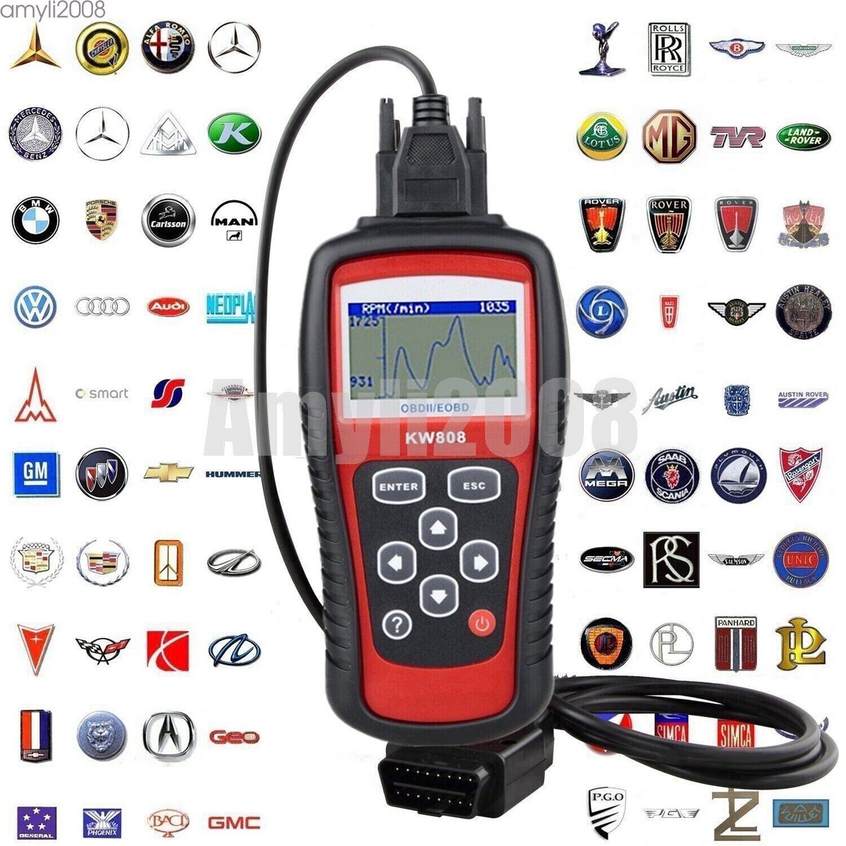 越後屋 805V OBD2-R4 コムテック OBDデータ＆電源アダプター