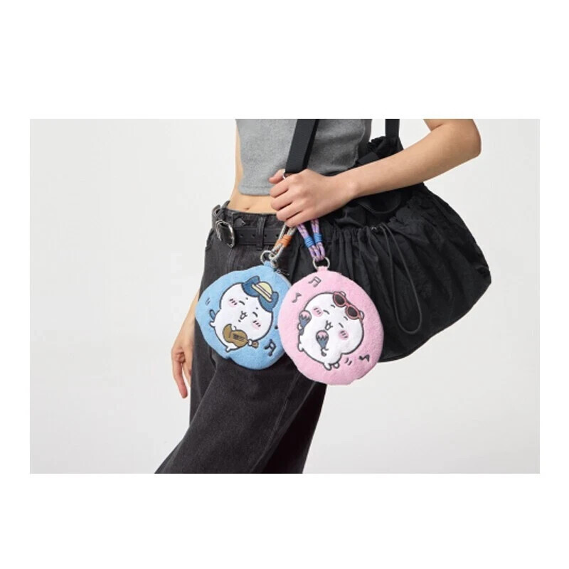 Chiikawa x GU Limited Collaboration Pouch Hachiware light blue