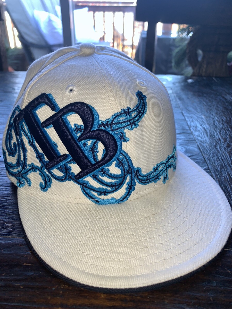 Tampa Bay Rays New Era 59Fifty Barb Wire Fitted Cap Hat 7 1