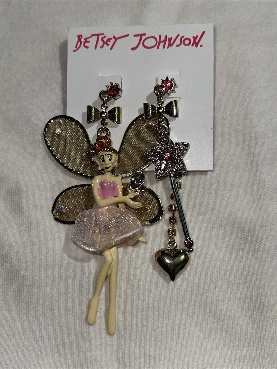 Betsey johnson fairy best sale earrings
