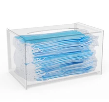Tissue Box Holder Clear Acrylic Facial Tissue Dispenser Box Cover Napkin Holder