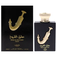 Pride Ishq Al Shuyukh Gold by Lattafa for Men - 3.4 oz EDP Spray
