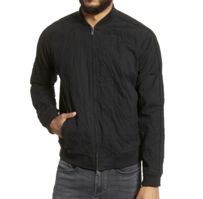 John Varvatos NEW Ricardo Souvenir Jacket Beaded Palm Appliqué Size L $598.00