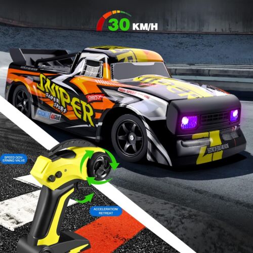1:16 4WD Racing Car 30KM/H High Speed Car 2.4Ghz Remote Control Drift Car Truck. - Picture 4 of 9