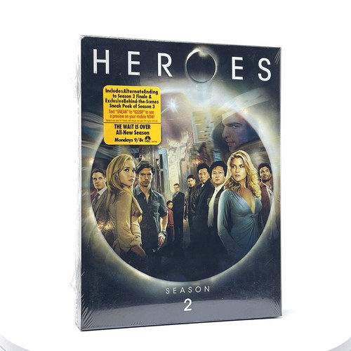 Heroes Season 2 (DVD, 2008, 4-Disc Set) BRAND NEW - Picture 24 of 24