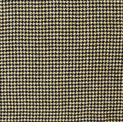 P Kaufmann DUNBAR Houndstooth Chenille BLACK Upholstery Pillow Sewing Fabric - Picture 3 of 4
