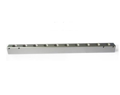 Divisor de bloque de colector de aire neumático de aluminio macizo de 2-10 vías BSP de 1/4" - Imagen 27 de 31