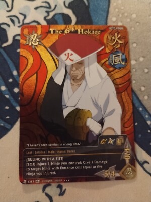 6th Hokage Super Rare - Naruto CCG