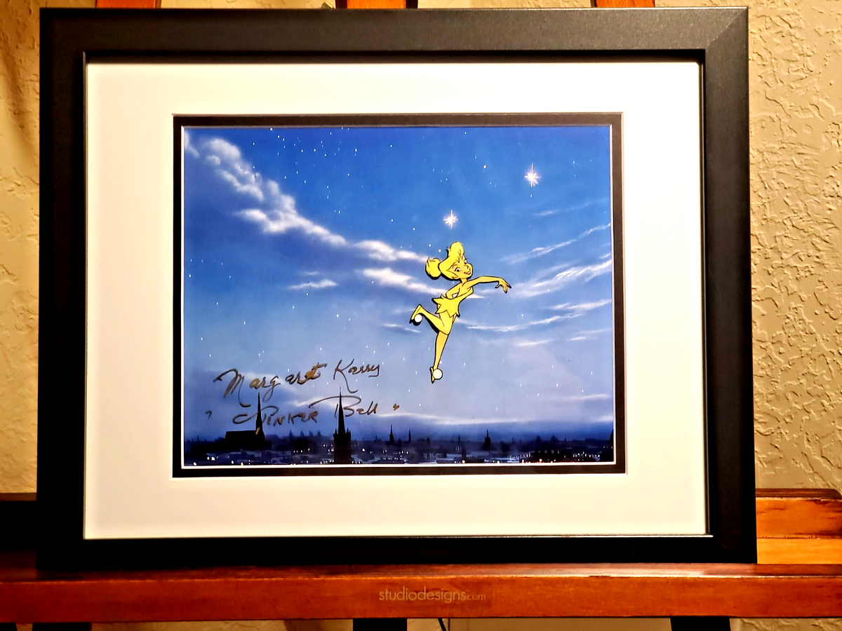 🟢 Disney Tinker Bell cel 1950s original Production cel ART CORNER