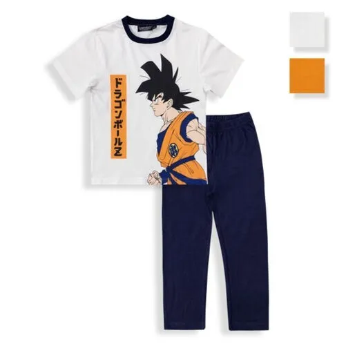 Pyjamas Enfant Dragon Ball Z Goku T-Shirt et Pantalons Coton Imprimé 6030