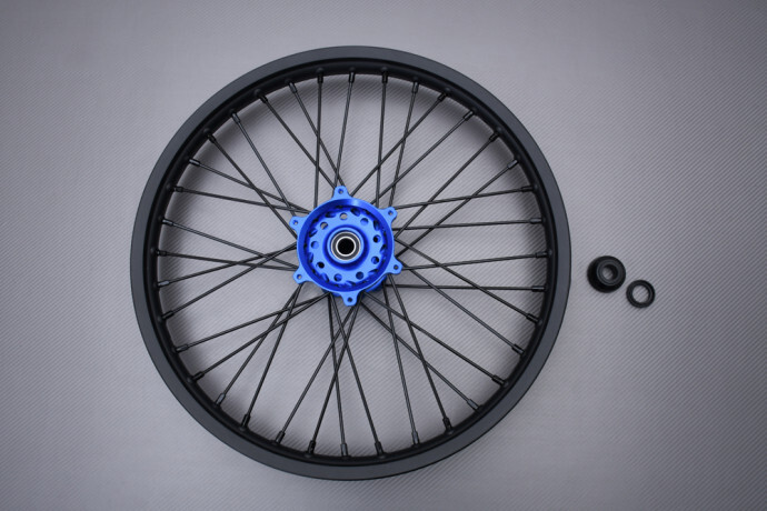 Roue avant 21" pour réparer le voilage de jante sur Yamaha WRF