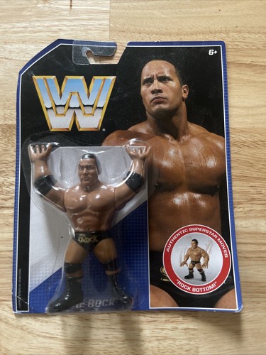The Rock WWE Retro Action Figure 2017 Mettel Moves...
