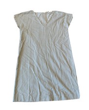 Madewell Womens Button Back Stripe Dress Size XXS A0278 Brand New With Tags